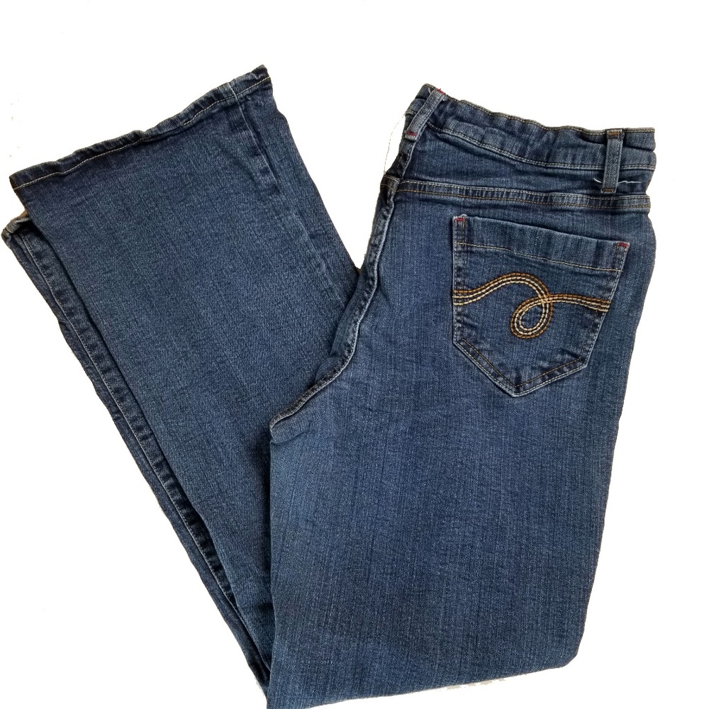 SMITH'S Womens 12 Medium Blue Stretch Jeans EUC